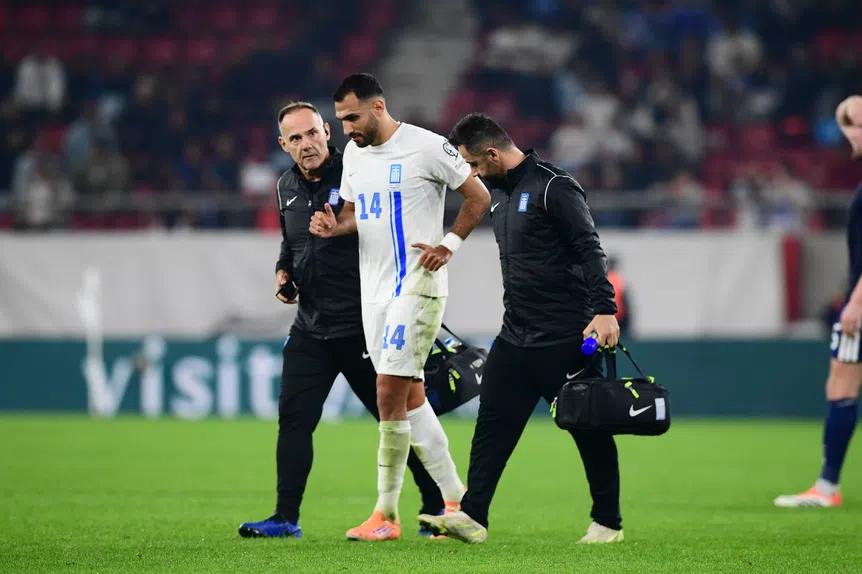 وسائل إعلام برتغالية: بافليديس انسحب من منتخب اليونان بسبب الإصابة وسيغيب عن مباراة بيلاروسيا